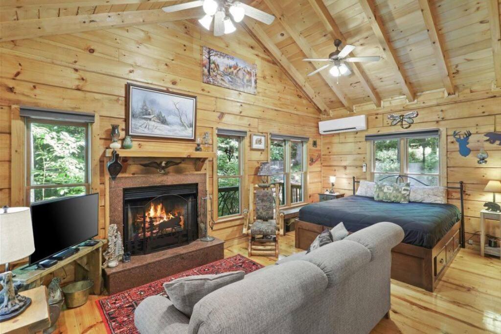 Open Studio Lodge At Little Rock Creek Cherry Log 外观 照片